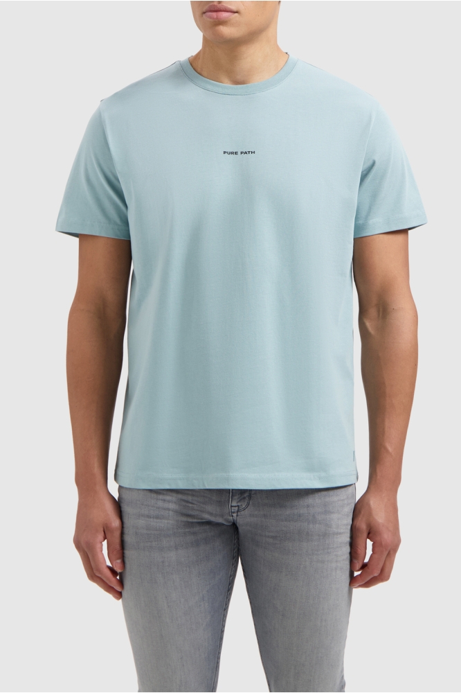 T SHIRT 25010119 93 BLUE GREY